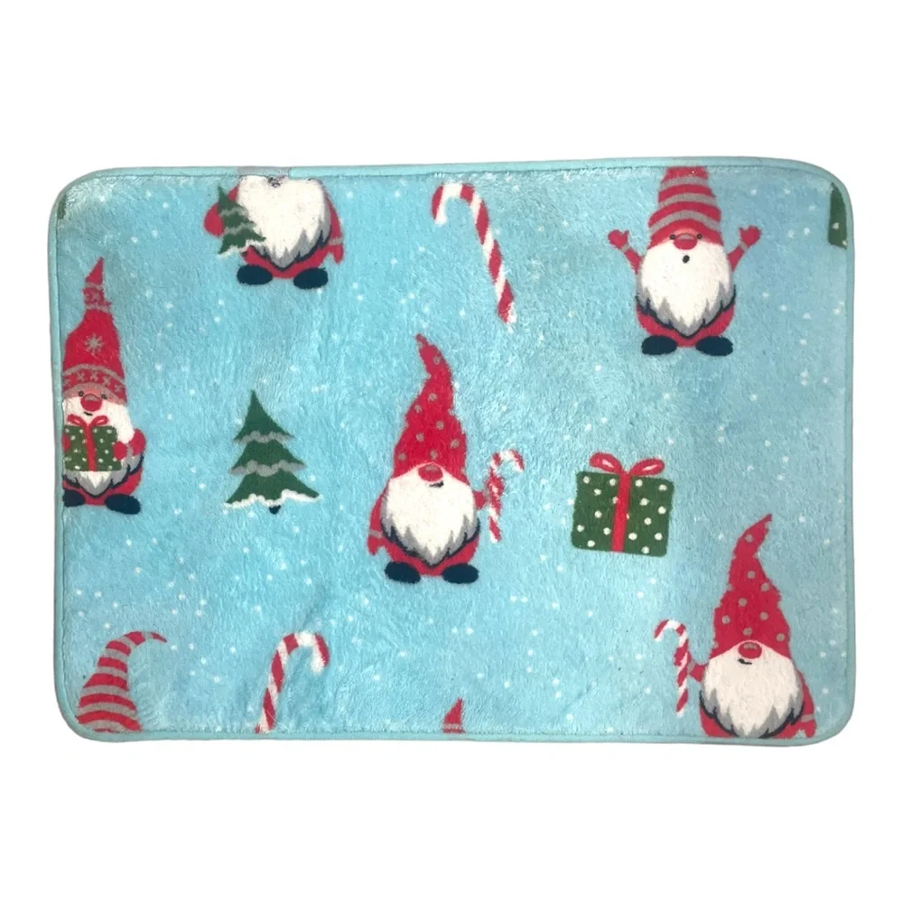 Christmas Gnome 17x24” Non Slip Bathroom Floor Mat